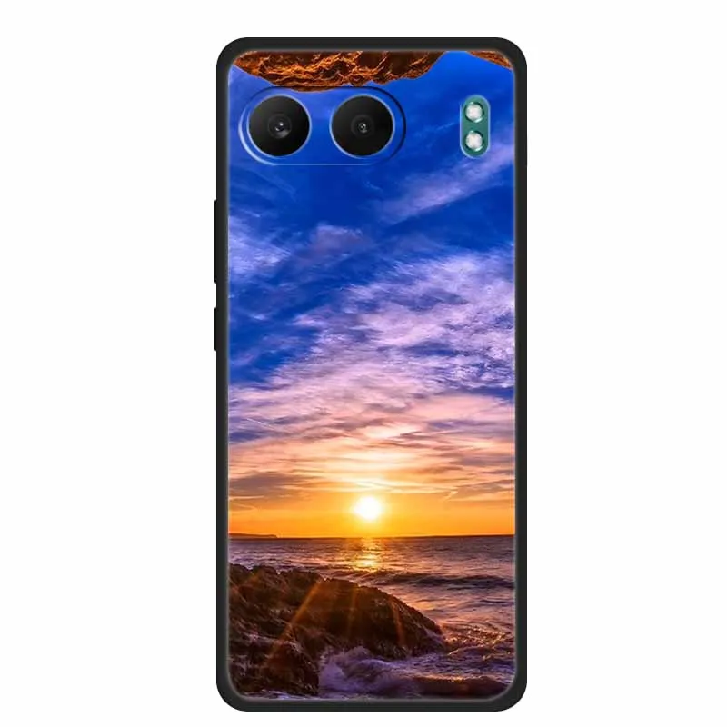 Astronaut Design Soft Silicone TPU Phone Case - Space-Themed Back Cover