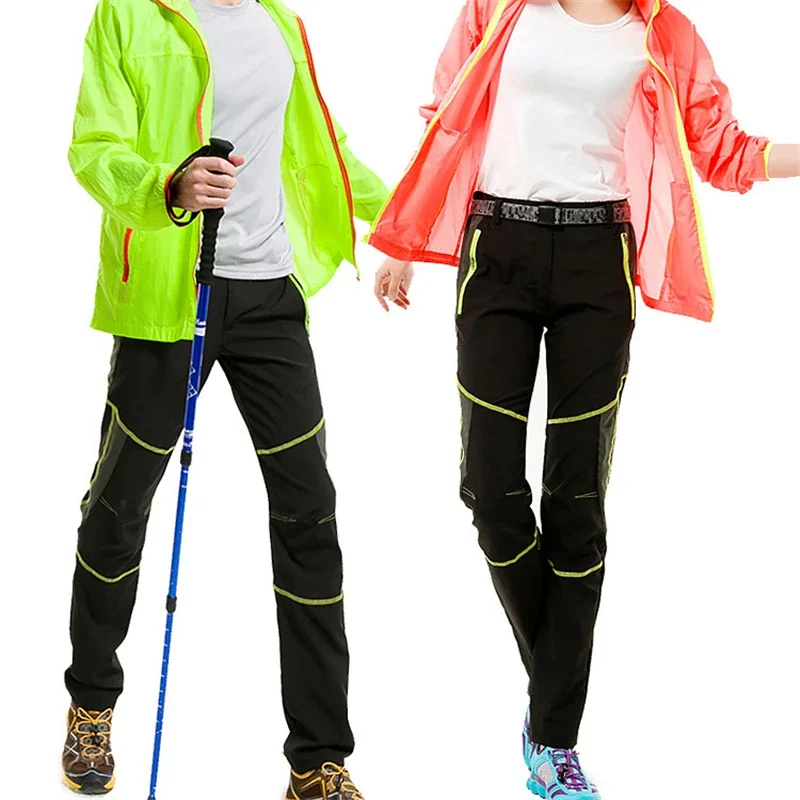 Stretch Hiking Pants Men Women Summer Quick Dry Breathable Trousers Outdoor Mountain Climbing Fishing Trekking Lightweight Pants