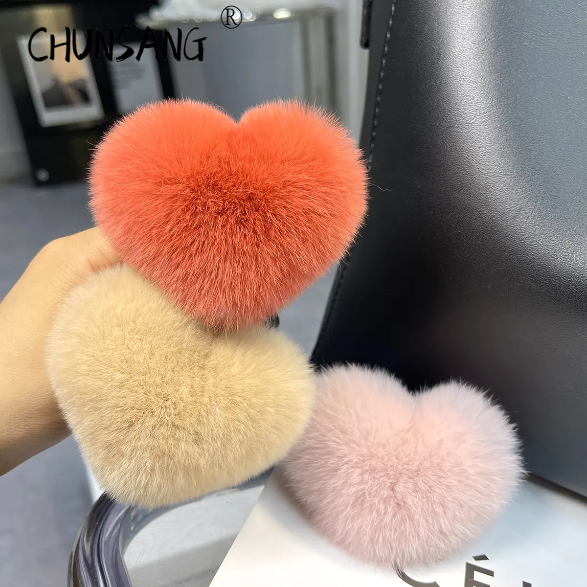 New In Love Real Rabbit Fur Elastic Hair Ties Headband Headbands Head Band Hair Hoop for Women Girls Korean Hair Accessories