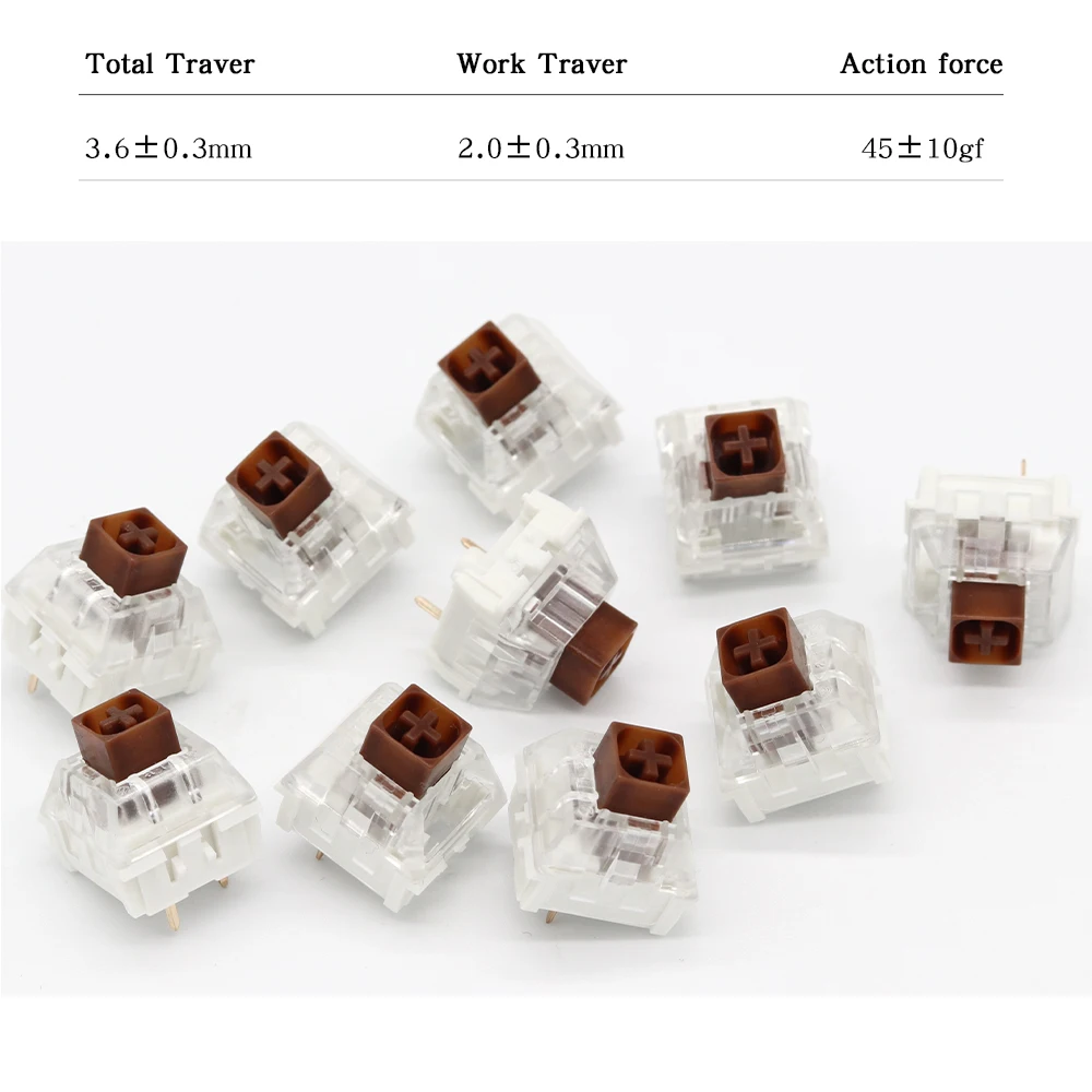 Kailh Box Mechanical Keyboard Switch 3Pin White Red Black 45g 60g SMD RGB Clicky Linear Gaming Switches wifi keyboard for pc