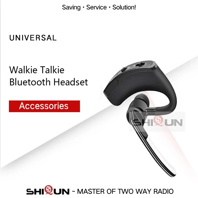 Wireless Walkie Talkie Bluetooth Headset Earpiece For Motorola