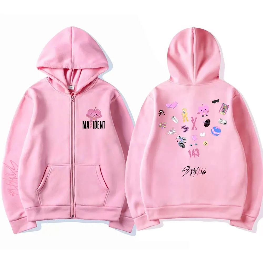 Frdun Stray Kids 2019 Zipper Hoodies Sweatshirt Pullovers Kpop