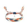 Boho tissé broderie amour poignet tricoté Bracelets d'enveloppement corde à la main tissage tressé glands ethnique femmes hommes bijoux
