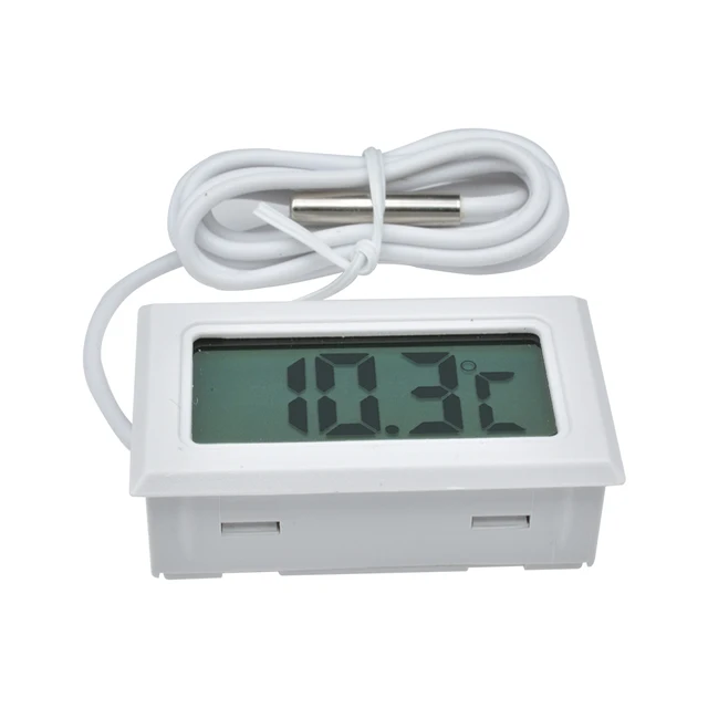 FY-10 LCD Digital Thermometer Aquarium Car Water Bath Temperature Tester Detector Monitor Embedded Temperature Sensor 1M 3M 5M 2