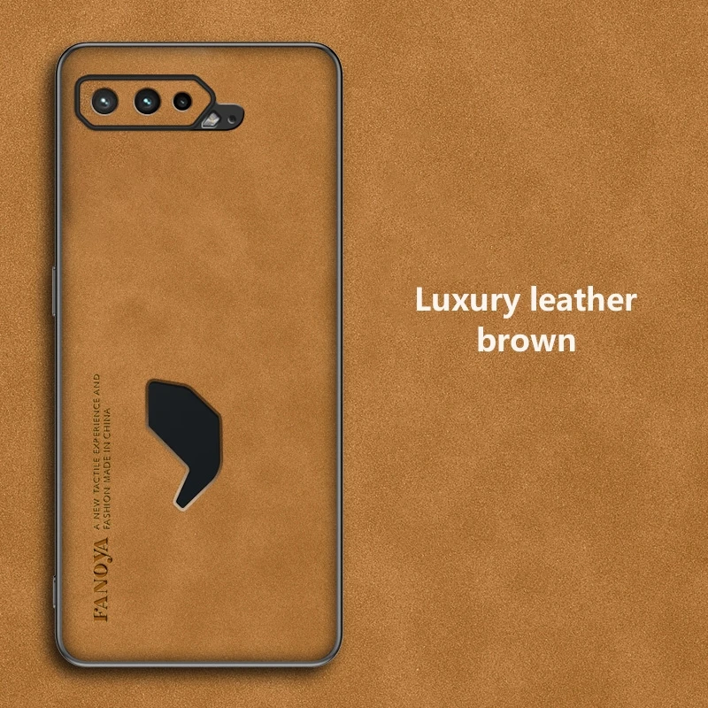 Leather Shockproof Phone Case with Heat Dissipation and TPU Silicone Reinforcement