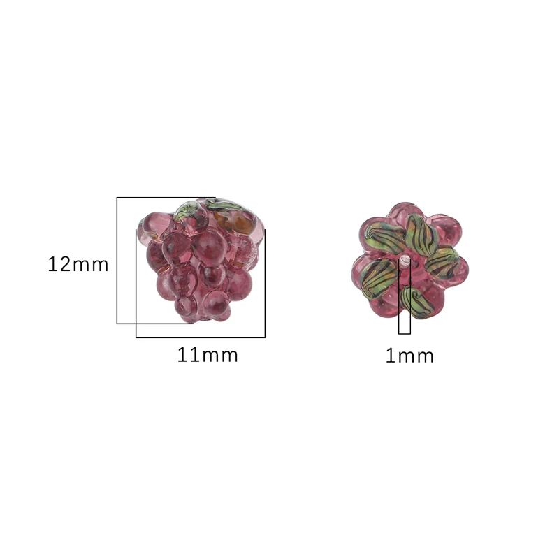 Murano Lampwork Glass Fruit Raspberry Beads Beads Bracelet Making for  Jewelry Craft - China Crafts and Glass Crafts price