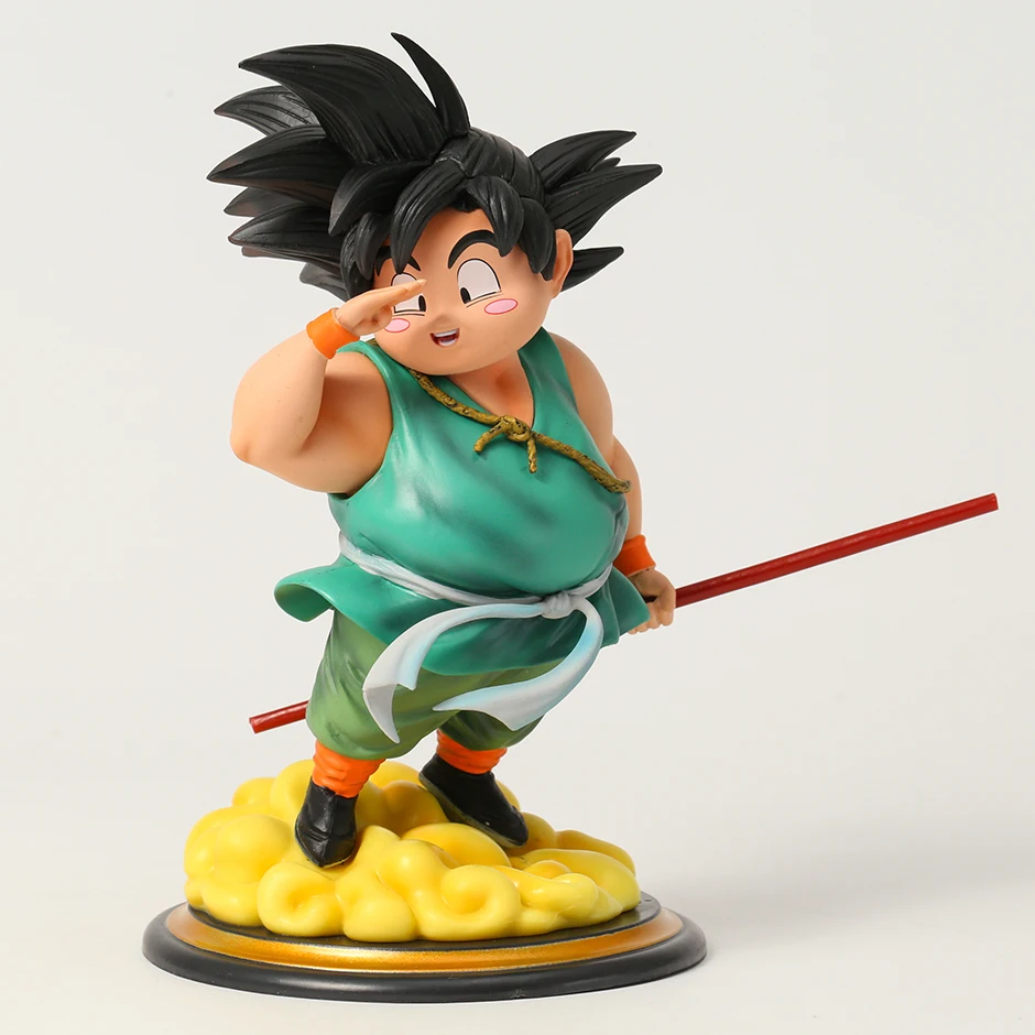 Goku Criança Dragon Ball Estatueta Resina Colecionável