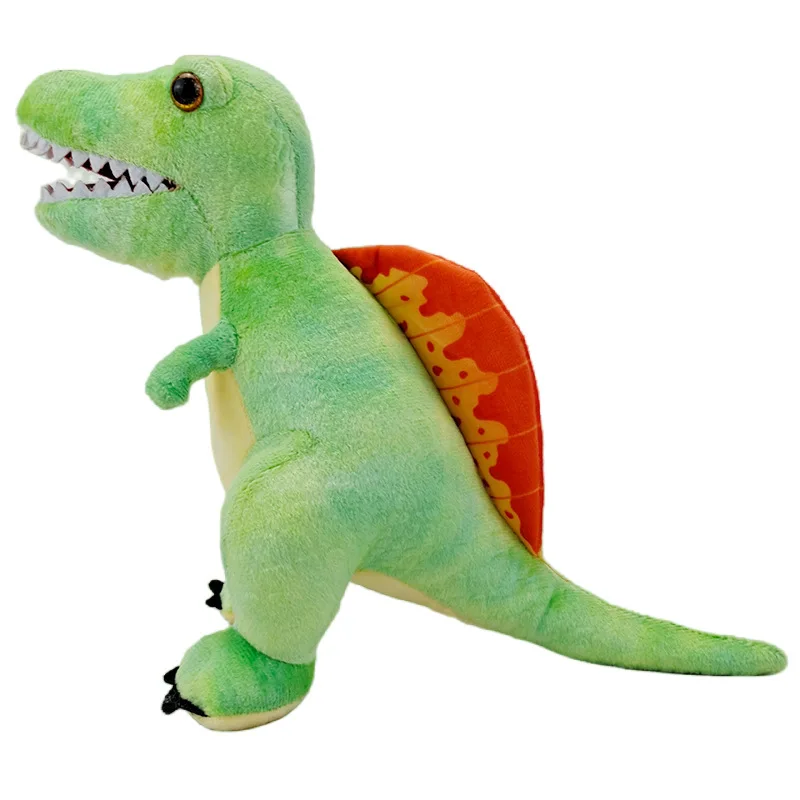 thumbnail image 1 of Peluche de dinosaurio de simulación de 25 cm, realista, triceratops, anquilosaurio, estegosaurio, T-rex, pterosaurio, dragón, muñeco de dibujos animados, regalo suave para niños, 1 of 5