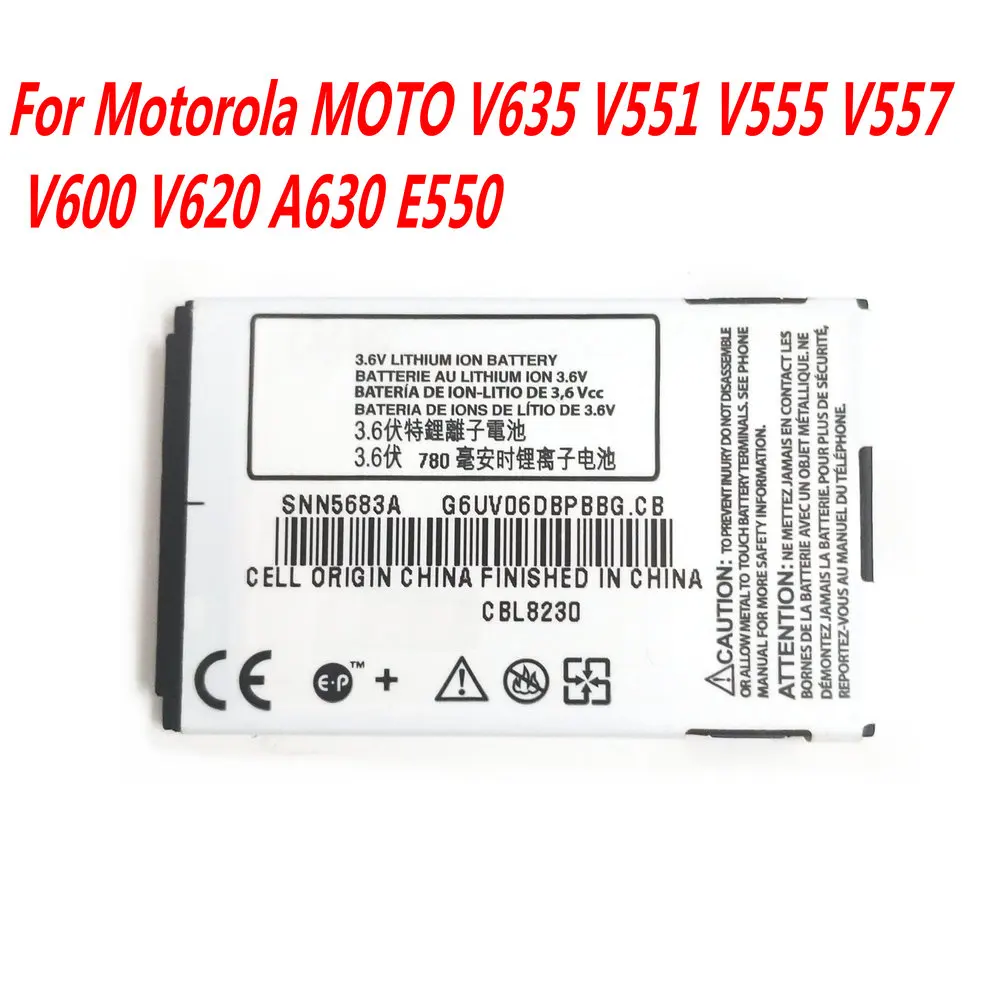 Motorola E550 Mobile Phones Batteries Motorola Snn5683a Battery