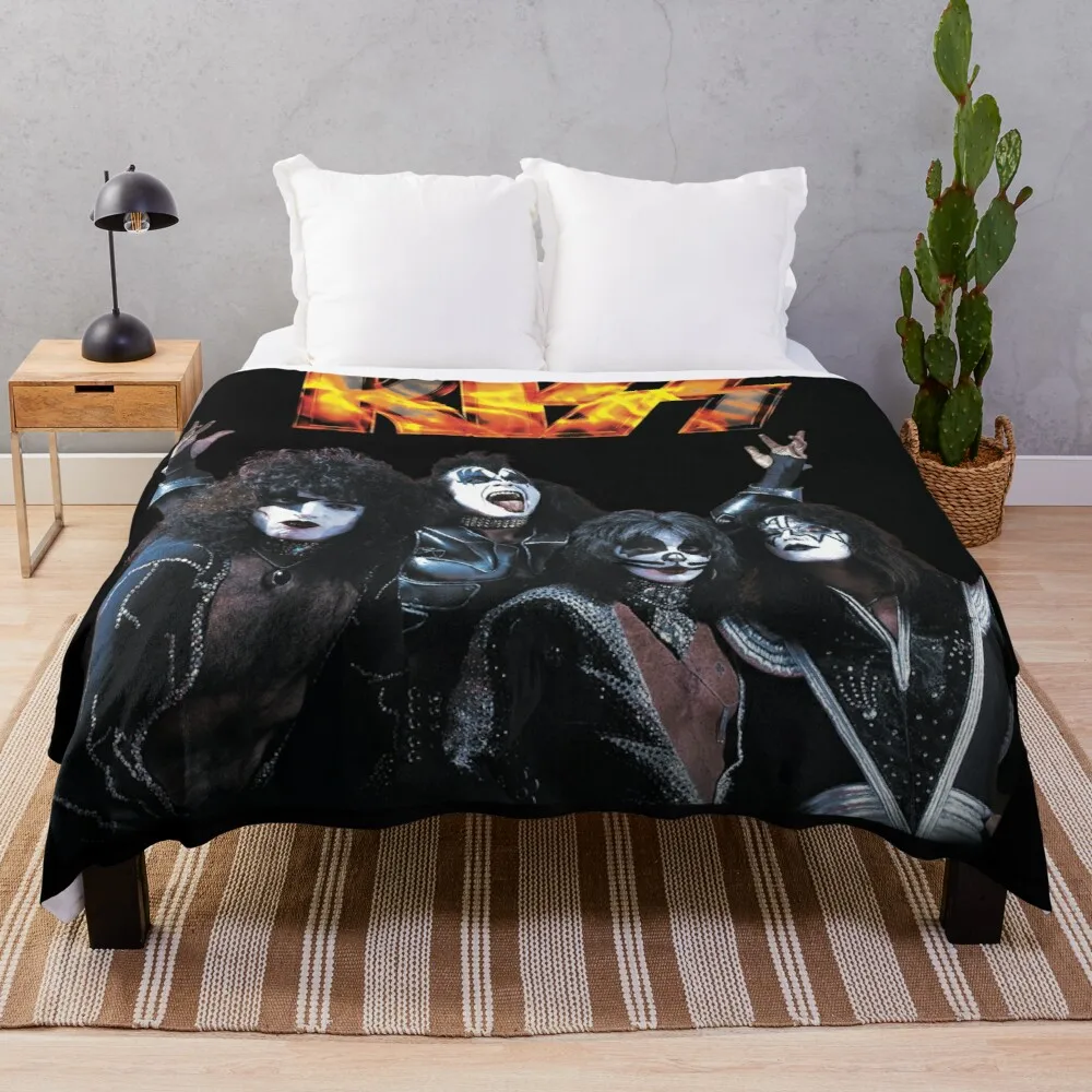 

KISS Band Throw Blanket Luxury Thicken Blanket