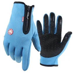 Waterproof Windproof Touchscreen Winter Gloves - M (23019-Sky Blue)