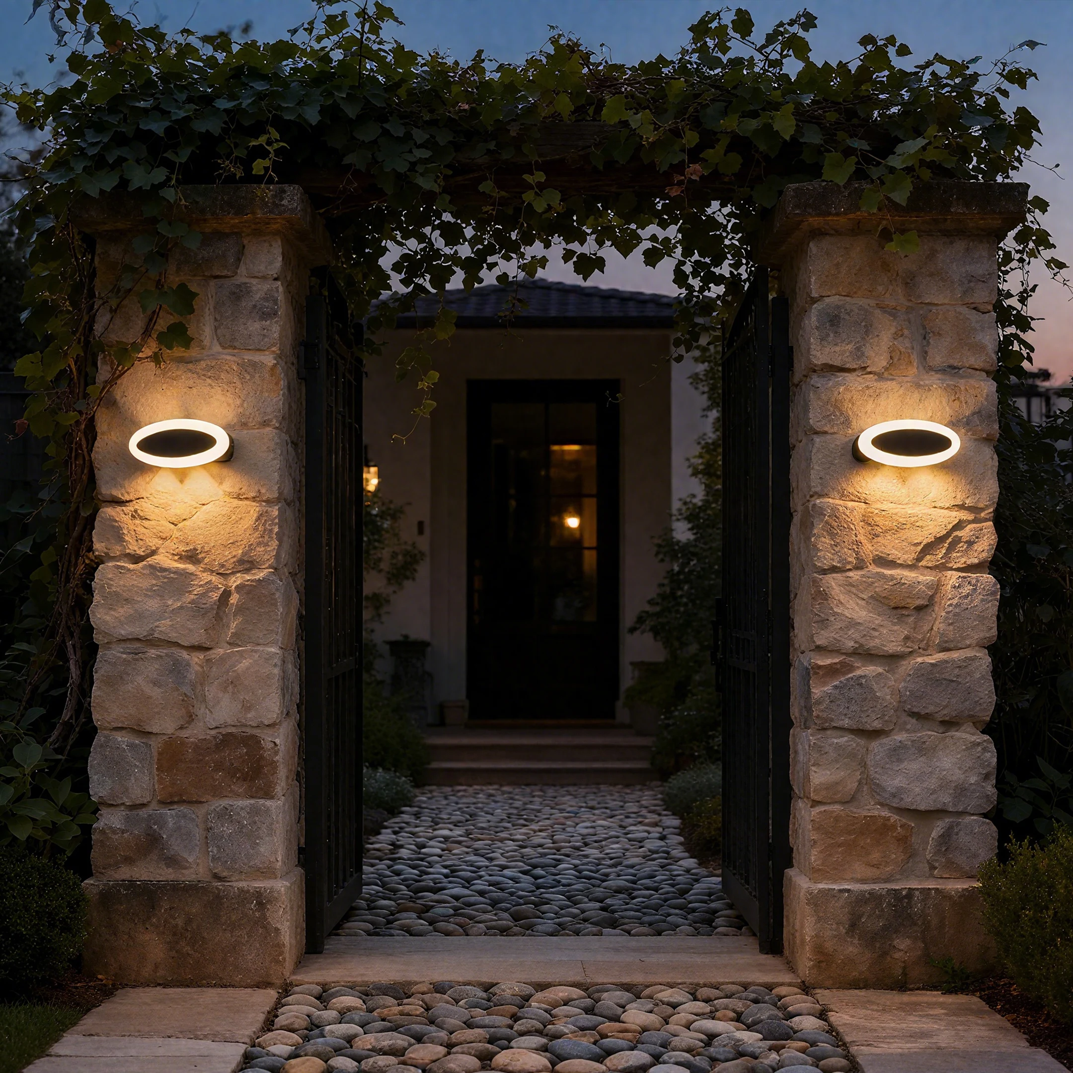 Aluminum Outdoor Wall Light Waterproof IP65 Villa Porch Garden Patio Exterior Interior Wall Lamp for Bedroom Decor Lighting Lamp