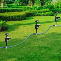 Arroseur à capteur de mouvement solaire, Spray à Jet écologique, répulsif pour animaux avec panneau solaire, répulsif antiparasitaire pour oiseaux de jardin 6