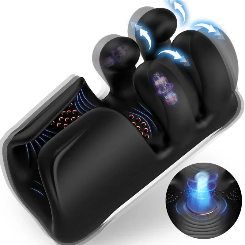 Vibrator For Men Tapping Flapping Glans Massager Sex Machine Penis Delay Trainer Automatic Male Masturbator Sex Toys for Adult