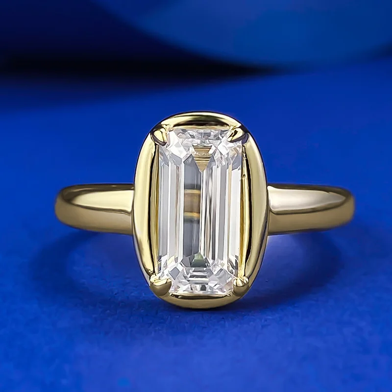 Anillo De Compromiso 14k 16,45 Ct Kunzita Rosa Y Esmeraldas Estilo Art Decó Antiguo