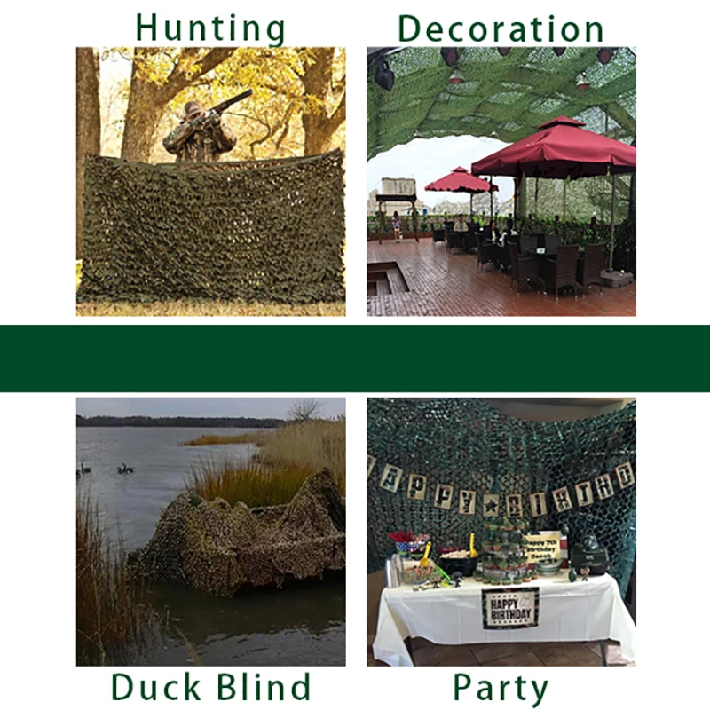Camouflage Net 1.5M*2-10M Wide Camouflage Netting Bulk Roll Decoration Sun Shade Party Camping Desert Jungle camouflage netting sunshade net