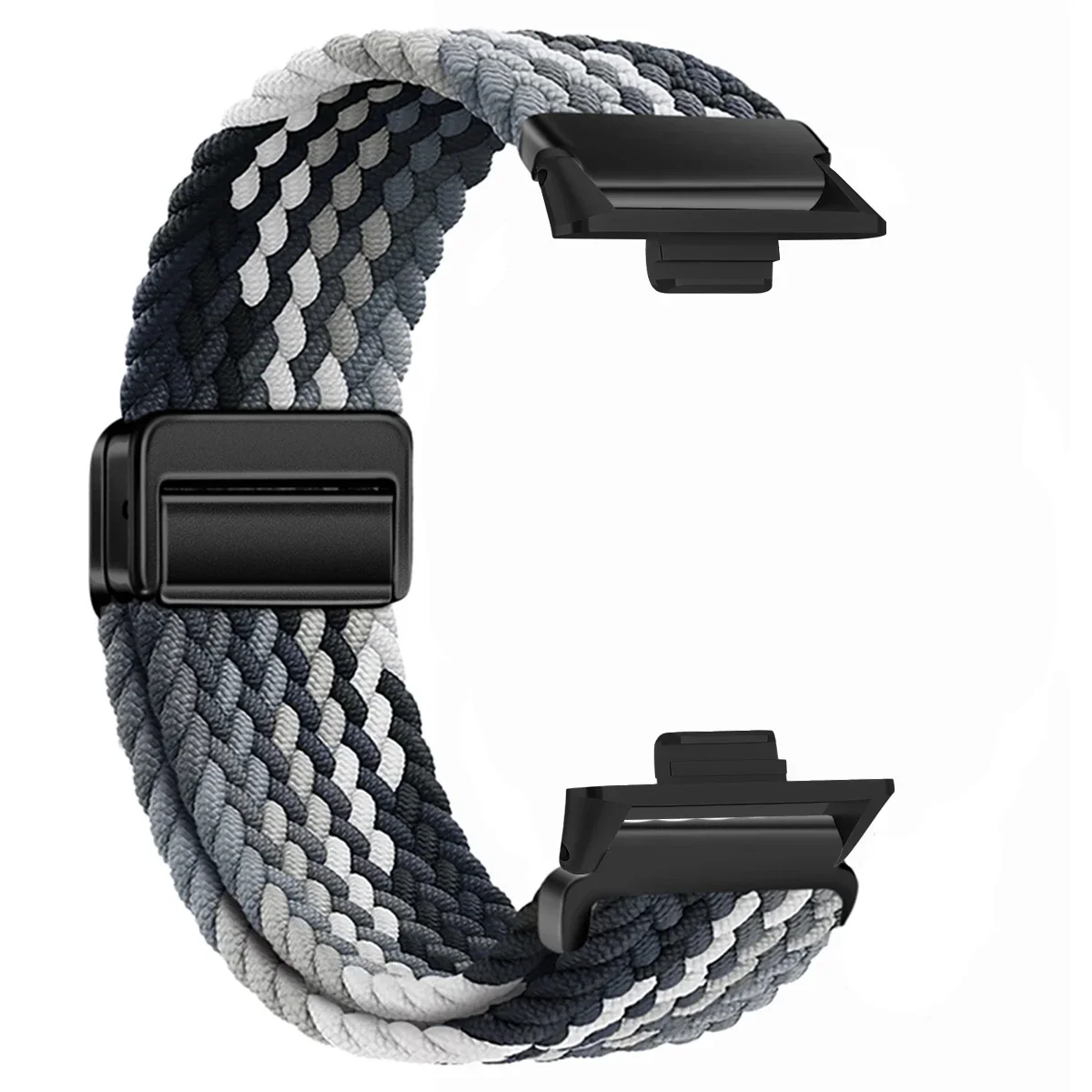 Nylon Braided Magnetic Buckle Strap - Breathable & Comfortable Replaceable Band