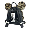 2025 Original DISNEY Panther print Mickey Mouse GIrls Kid's Backpack Cosplay Leisure Travel Bag Mini Children's Schoolbag 3