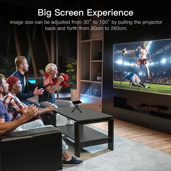 apeman M4 Mini Pocket DLP Projector 1080P 3