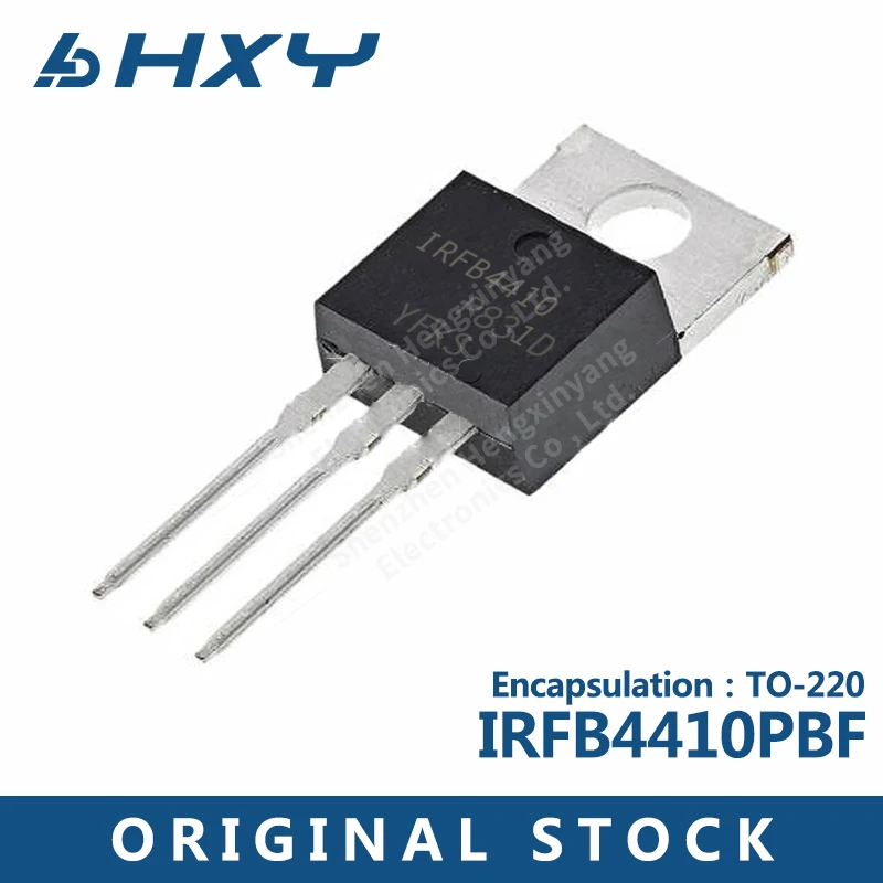 10piece-IRFB4410PBF-silk-screen-IRFB4410-TO220-N-channel-power-field ...