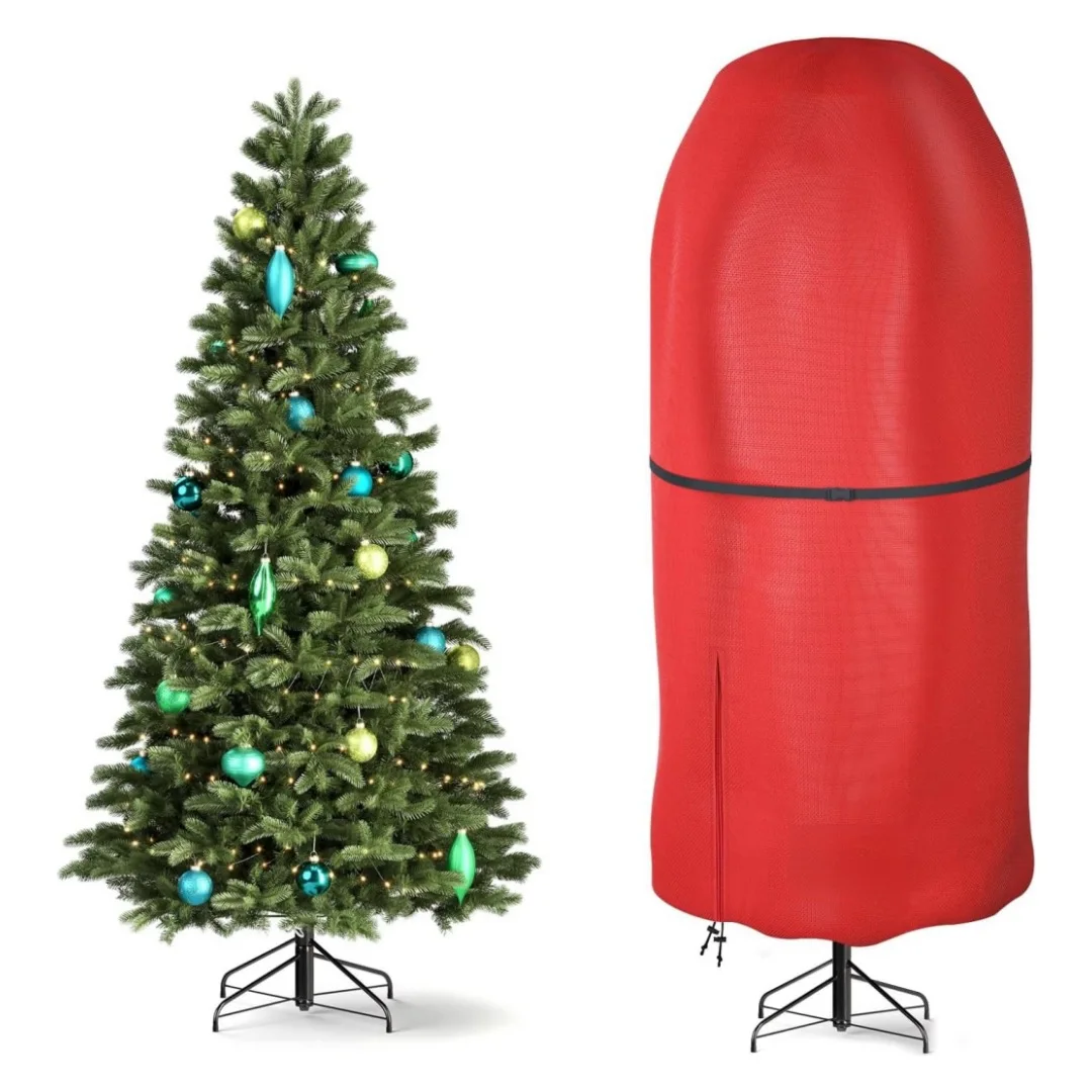 Christmas Tree Storage Bag Christmas Storage Bag for Topiary Fake Tree Durable Lightweight Easy Dust Cover Waterproof Dustproof Big Protective Cover