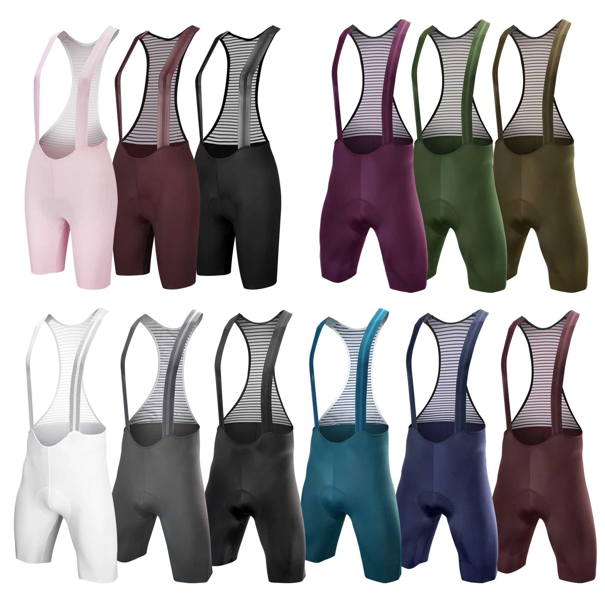 Heren Wielertrui Set Racefiets Shirts Bib Shorts met 9D Gel Gewatteerde Ademend Korte Mouwen Fietsen Kleding Kit (TYP-10, XL