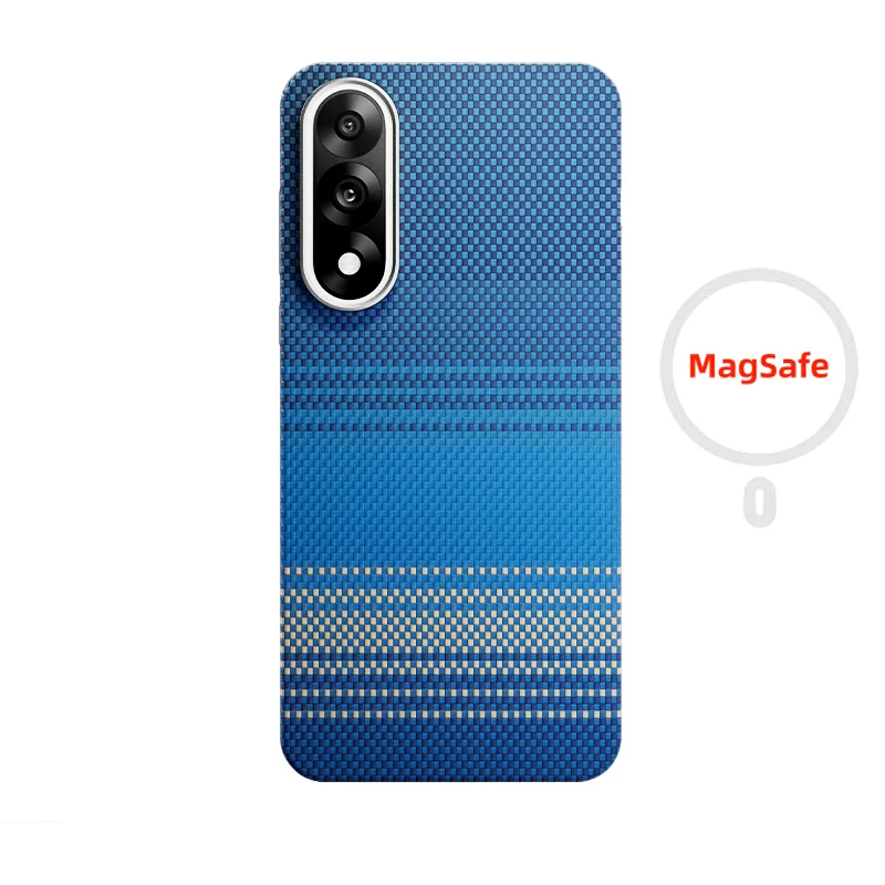 Ultra-Thin Black Kevlar Aramid Fiber Magnetic Protective Case – Slim & Lightweight