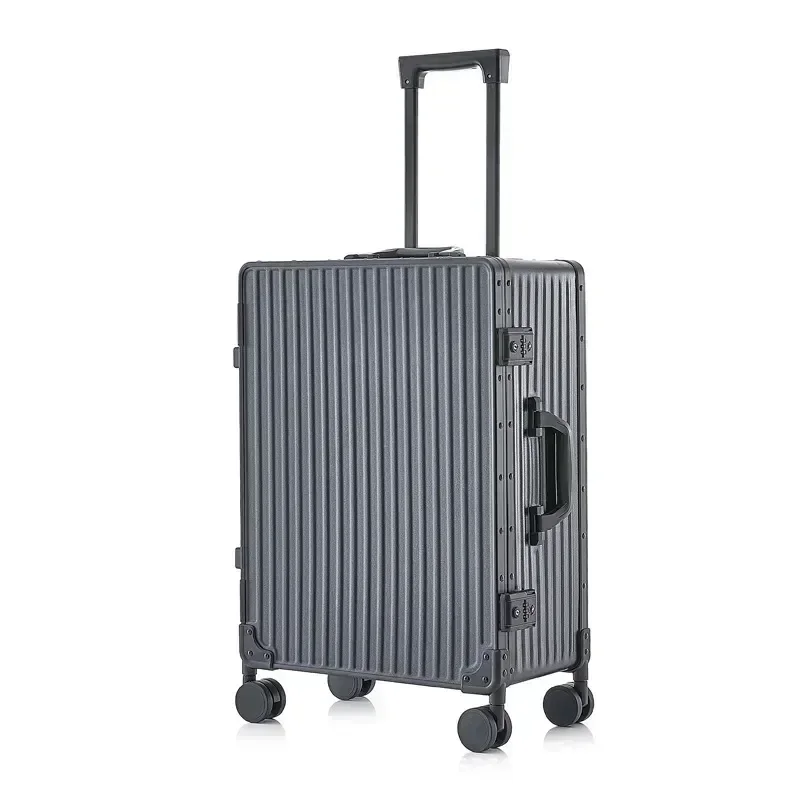 thumbnail image 1 of Caja de barra de tracción de rueda Universal silenciosa para equipaje, Maleta de transporte abierta, caja de embarque de 20, 24, 26, 28 pulgadas, marco de aluminio de viaje, 1 of 4
