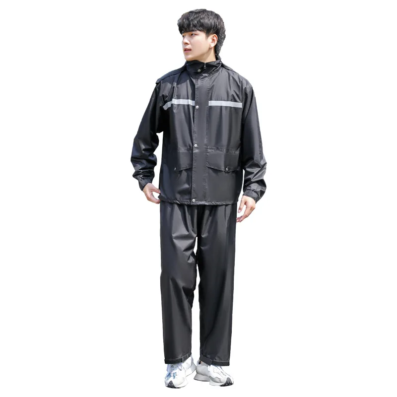 

Waterproof Windproof Conjoined Raincoats Overalls Electric Motorcycle Fashion Raincoat Men And Women Rain Suit Rainwear