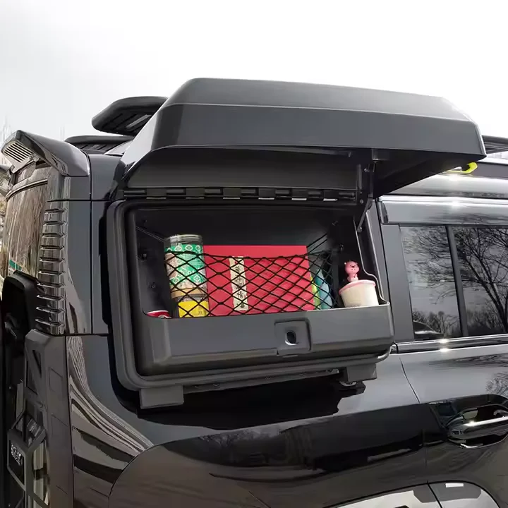Jetour T1 NEW DESIGN Jetour Traveler Exterior Accessories Car Exterior Side Box Waterproof Side Tool Storage Boxcustom