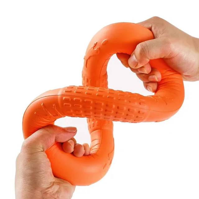 Pet pull ring, outdoor dog solid circle toy, pet training supplies 2