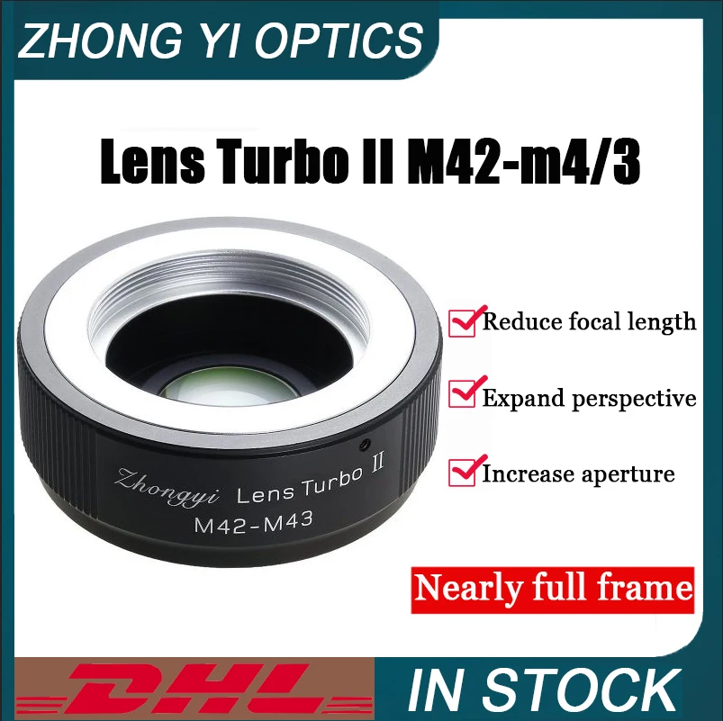 Zhongyi Optics Lens Turbo II M42-M43 Adapter Ring For M42