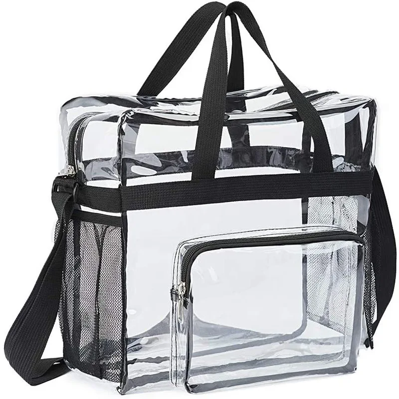 Lunch Bag PVC Women's Portable Large Capacity Waterproof Travel Wash Bag