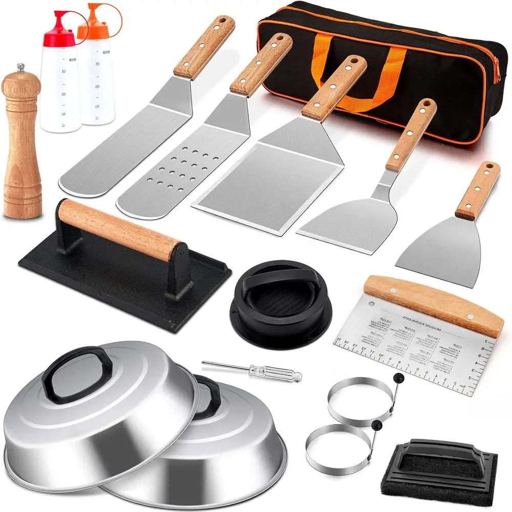 18PCS Griddle Tool Set 1
