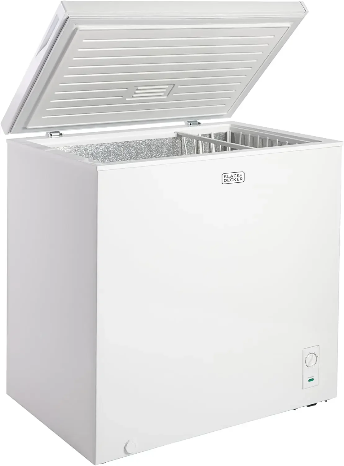 7.0 Cu. Ft. Chest Freezer, Holds Up To 245 Lbs. of Frozen Food with Organizer Basket, BCFK706, White