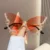Luxury Designer Frameless Crystal Butterfly Sunglasses Vintage Brand Shades for Women Rimless Sun Glasses Bling Diamond Eyewear 25