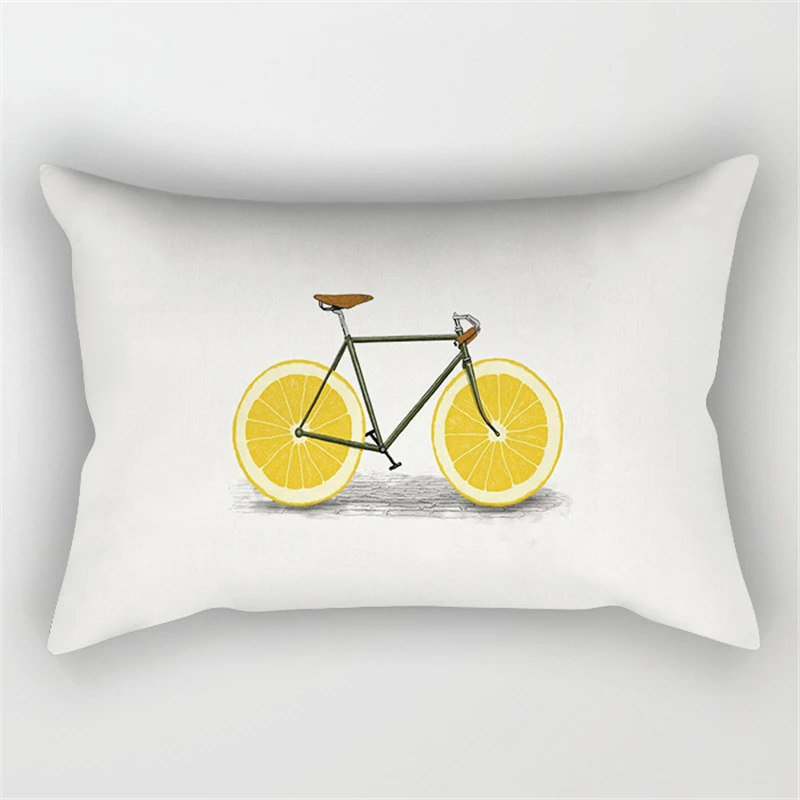 30x50cm Yellow Geometry Pillowcase Decor Sofa Cushion Pillowcover Polyester Pillow Cases for Home Decor Bedding Cushion Cover 