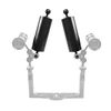 Carbon Fiber Extension Tray Arm Float Buoyancy Aquatic Arm Dual Ball SLR Camera Diving for Gopro yi EKEN for DJI for OSMO Action 5