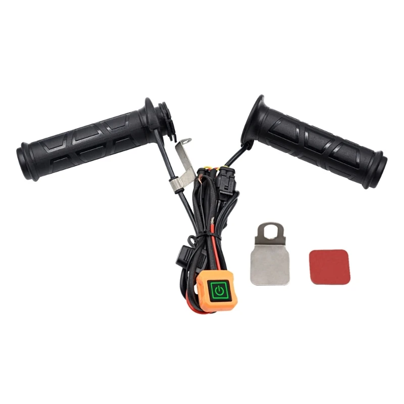 

Universal Motorcycle 22mm Hand Heated Grips Handlebar Grips ATV Warmers Hot Grip drop shipping