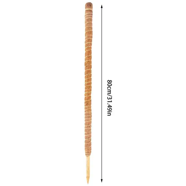 Hajlítható Coco Coir Moss Pole Mighting Stakes Plant Támogatás Meghosszabbítása A Monstera Felfelé Nőni - Image 6