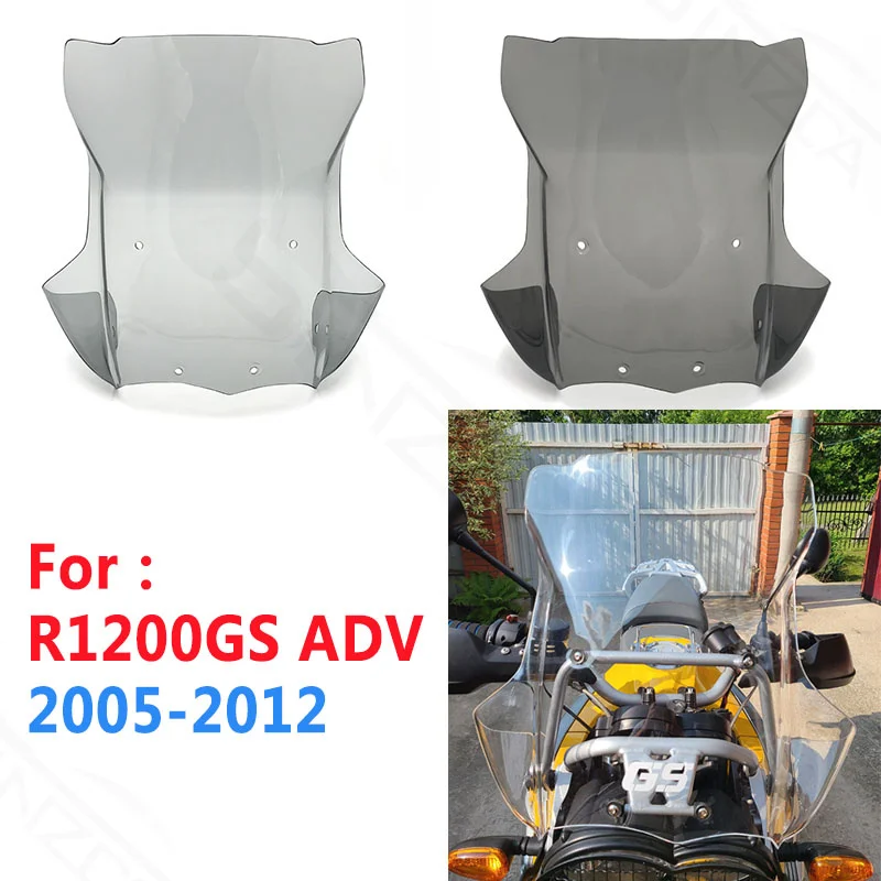 

Для BMW R1200GS ADV 2005-2012 2006 2007 2008 09 10 11 ветровое стекло для мотоцикла ветровые стекла ветровые дефлекторы акриловые прозрачные
