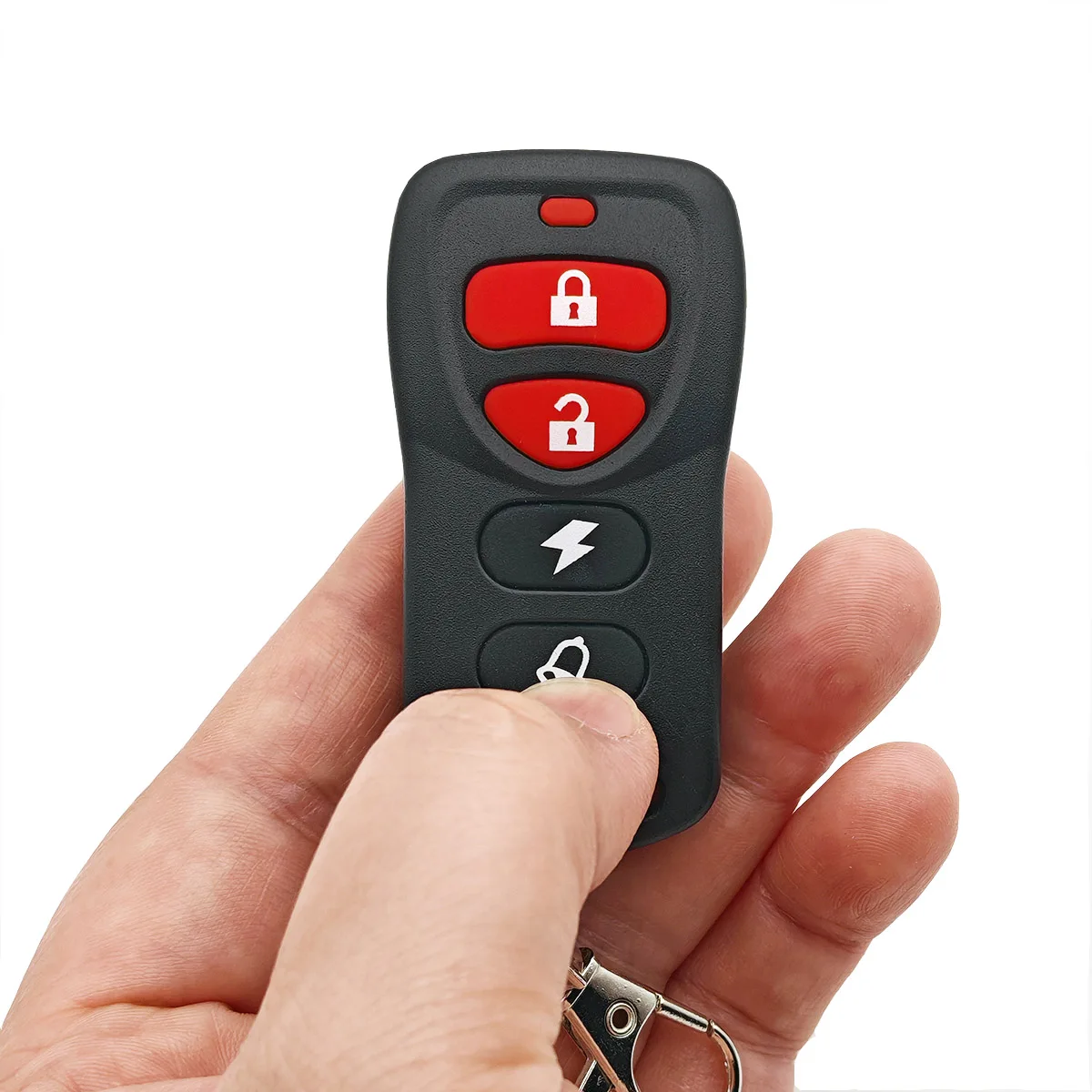Wireless Vibration Alarm Motorcycle Alarm Bike Alarm Remote Control Anti Theft Alarm Motorcycle Anti-Theft Alarm System Wireless Remote Engine Starter Stop with Remote Controller Key Module Horn for 12V Motorcycle