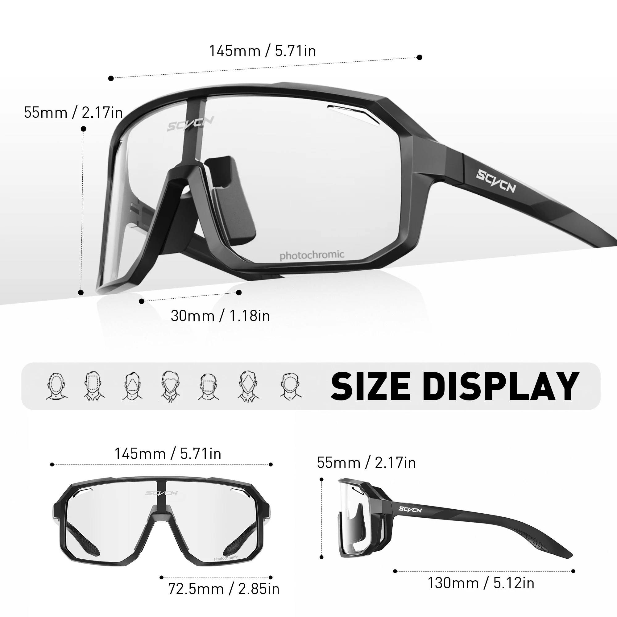Cycling Sunglasses for Outdoor Cycling Road Mountain Bike Men and Women
