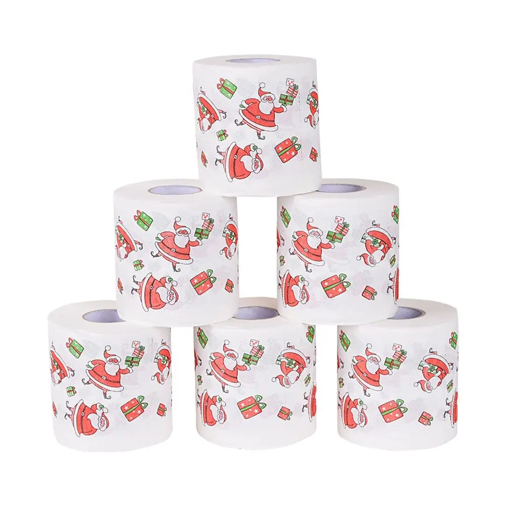 New Tissue Office Santa Claus Paper Towels Toilet Paper Roll Christmas