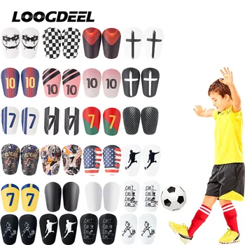 Loogdeel 1Pair Mini Football Leg Protective Board Adult Anti Slip Sport Anticollision Boys Soccer Shin Pad Legging Support Guard 1