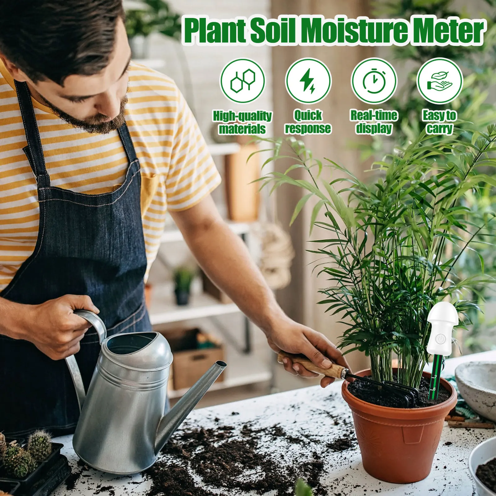 L-Soil-Moisture-Meter-Accurate-Plant-Water-Monitor-Mushroom-Shape-Hygrometer-Sensor-Portable-Garden-Agriculture-Moisture.jpg L Talaj Nedvességmérője Pontos Növényi Vízmonitor Gombás Alak Higrométer Érzékelő Hordozható Kerti Mezőgazdaság Nedvesség Tesztelő - Image 3