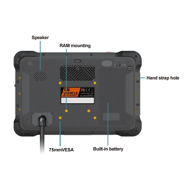 kcosit K100i Vehicle-Mounted Tablets Embedded Computer PC Waterproof Linux Debian 10 CPU NXP 10