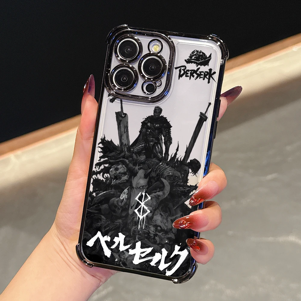 Berserk Guts Hot Anime Transparent Phone Case