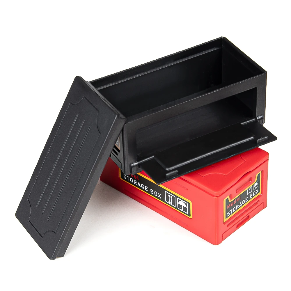 Plastic Luggage Storage Box Decoration Tool Box For 1/10 Rc Crawler Axial Scx10 90046 Traxxas Trx4 Trx6 Redcat Rgt Yikong Rc4wd