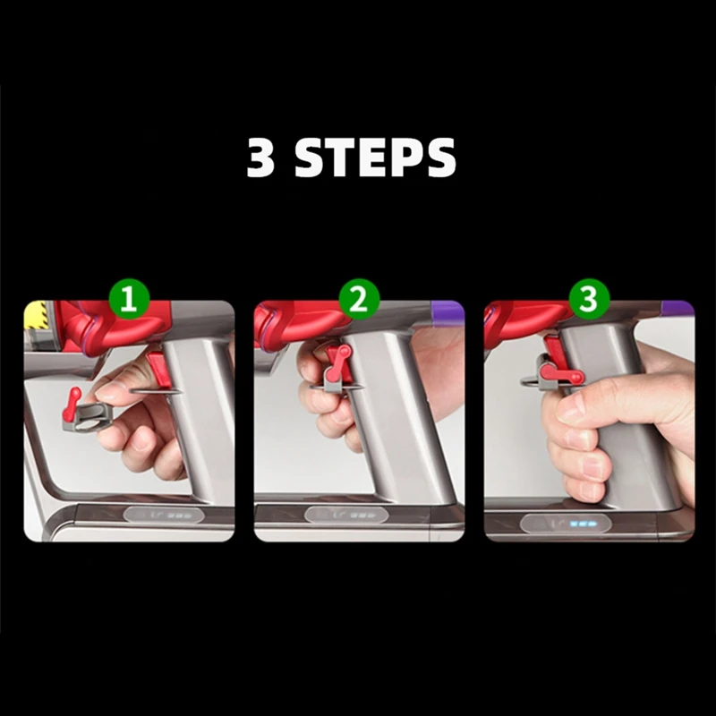 Vacuum Cleaner Accessories Trigger Lock for Dyson V6 V7 V8 V10 V11 Power Button Lock Free Your Finger